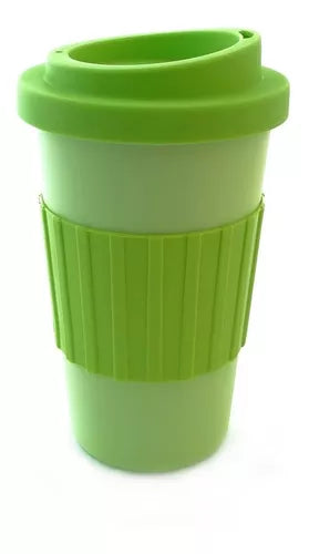Si O Si Thermal Mug with Screw-On Lid and Silicone Band 300cc