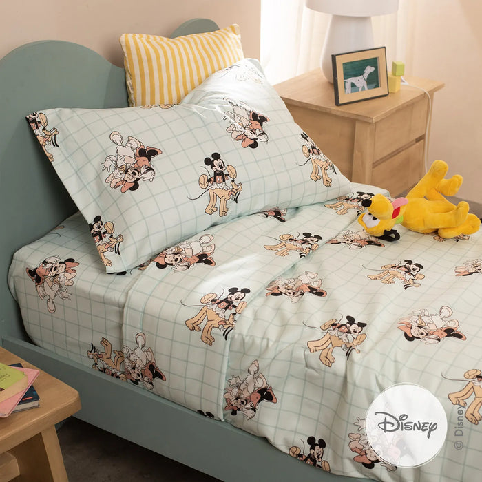 Arredo | 1-Piece Mickey Friends Polyester Bed Sheet Set | Sleep Peacefully, 100% Polyester