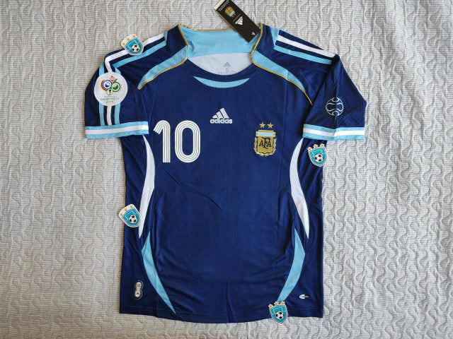 Adidas Argentina Retro 2006 World Cup Alternate Jersey Riquelme 10 - Limited Edition Classic