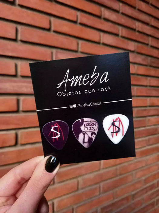 Ameba | Inspired by Charly Garcia Set - 3 Picks for Guitarists