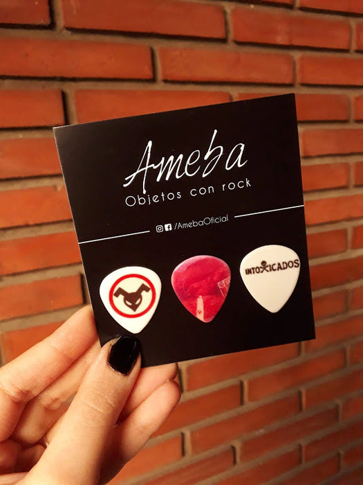 Ameba | Inspired by Intoxicados Set - 3 Picks for Guitarists
