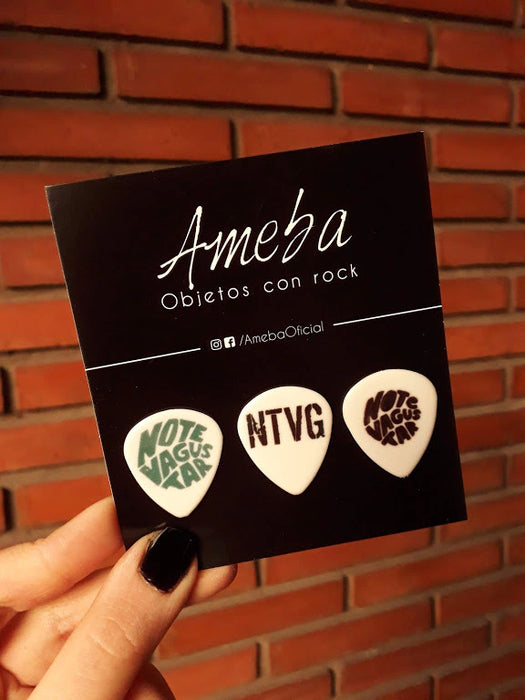 Ameba | Inspired by NTVG - No Te Va Gustar Set - 3 Picks for Guitarists