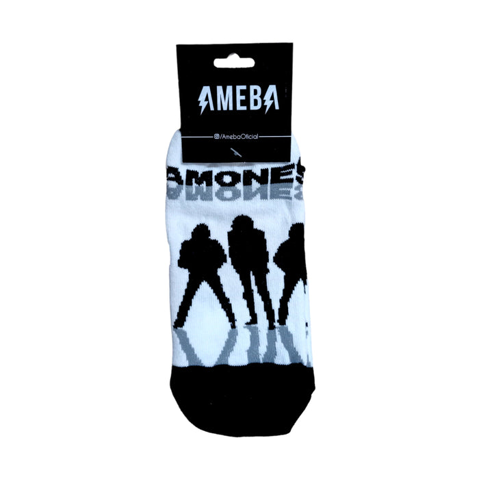 Ameba | Ramones Iconic Rock and Roll Socks - Stylish Footwear for Music Fans | 20 cm x 10 cm