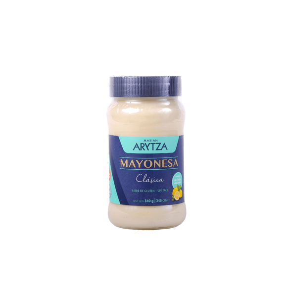 Arytza Mayonesa Clásica 100% Natural Premium Mayonnaise Creamy & Smooth - Gluten Free, 340 g / 12 oz