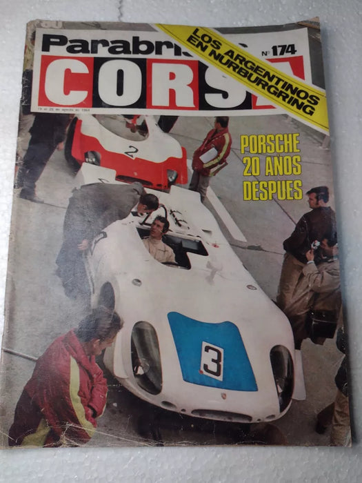 Collectible Corsa Cars & Motorcycles Magazine Nº 174 - August, 1969 Edition