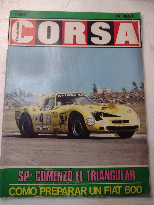 Collectible Corsa Magazine, Edition Nº 188 - December 19, 1969