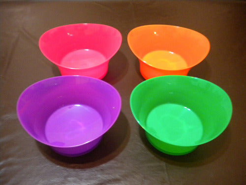 Plastic Oval Salad Bowls Excellent Quality Pack of 3 Units 0