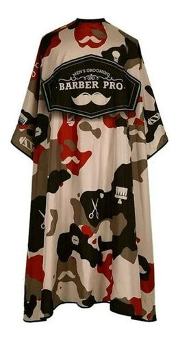 Camouflage Barber Shop Haircut Styling Cape - Variety 0