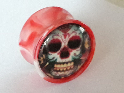 Acrylic Calaca Expander Plug, From 8mm To 16mm!! Each!! 14