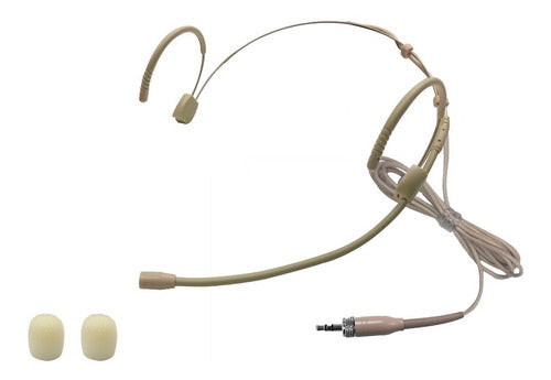 Venetian K-60B Headset Microphone Piel Color Thread Plug Sennheiser Compatible 0