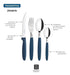 Tramontina Ipanema 24-Piece Cutlery Set in Plastic Pot 8
