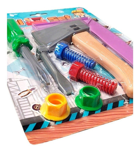 Toy Tool Set Axe Screwdriver 8 Pieces 1