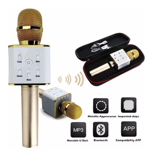 Wireless Bluetooth Karaoke Microphone Speaker + Case **The Best** 4