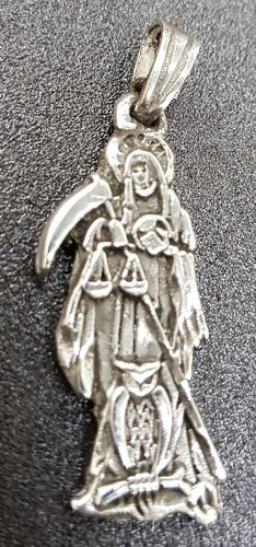 Santa Muerte Pendant in Silver 4 x 1 cm 4.5 gr Art 509 1