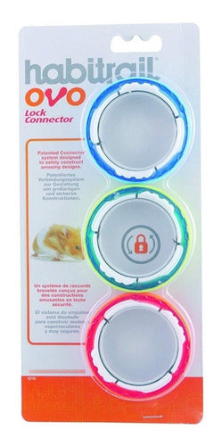 Habitrail Ovo Lock Connectors Hamster Tubes + Food Bags Bundle 2