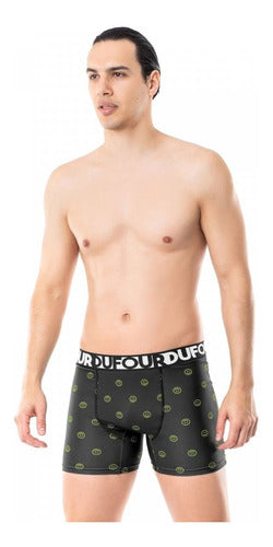 Men's Cotton Printed Smile Boxer Shorts by Dufour 11780 1