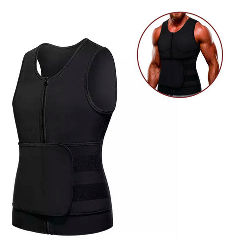 Men's Posture Corrector Slimming Body Shaper Waist Trainer Vest 0