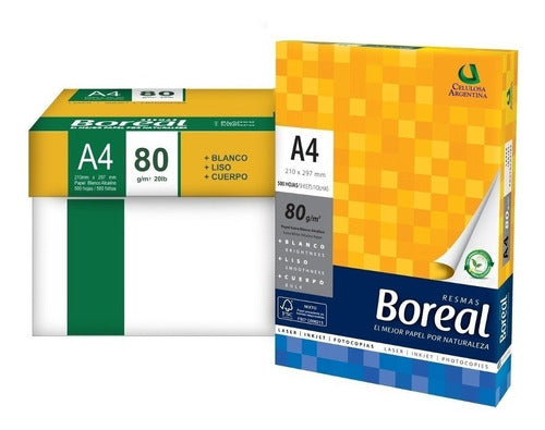 Boreal A4 80gsm Ream - Pack of 10 Units 0