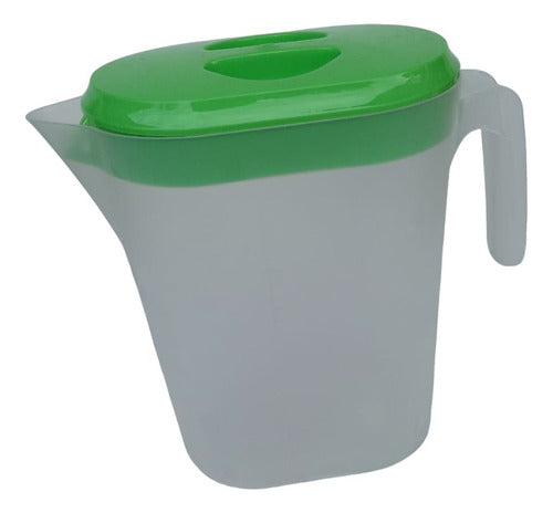 Plastic Juice Pitcher with Handle and Lid 2500 mL 1