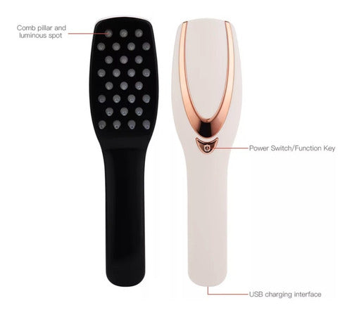 Electric Massage Comb - Phototherapy - Vibration - Anti Hair Loss 6
