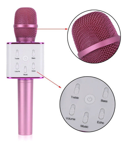 Wireless Bluetooth Karaoke Microphone Speaker + Case **The Best** 5