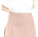 Plain Long Skirt with Pleats in Waistband Cotton Spiga 31 #4412 9