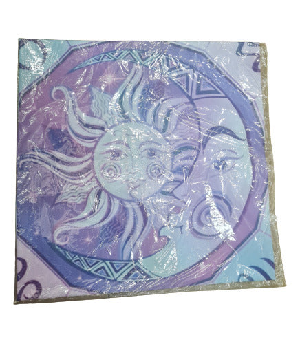 Tarot Cloth (Astrological Wheel) + Bag for Cards 1