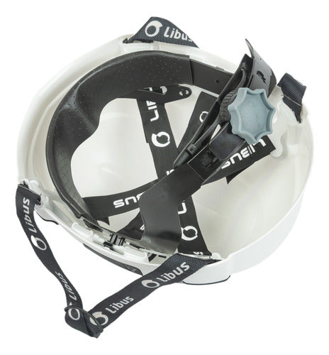 White Andes Work Helmet with Zipper by Libus 1