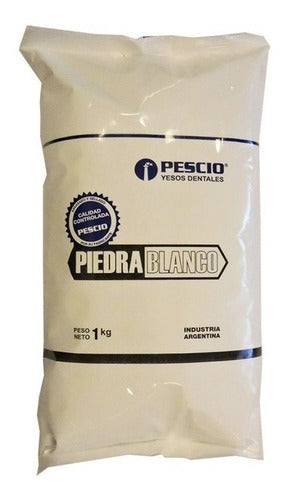 Dental Workshop White Plaster Pescio 1kg Bag 0