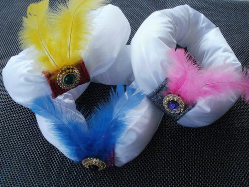 White Turban Headband - Party Supplies - Celebrations 1