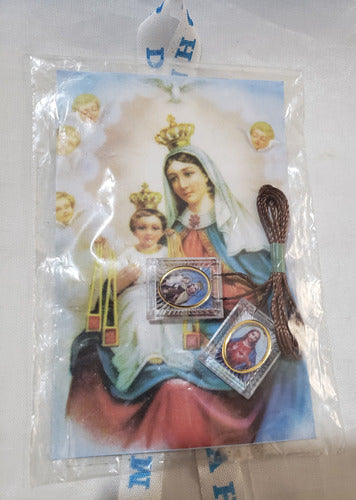 Escapulario Our Lady of Mount Carmel Do Carmo. Brazil. Bahia 1