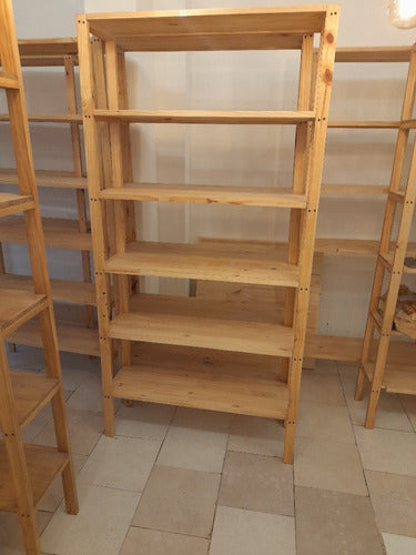 Reinforced Wooden Bookshelf 0