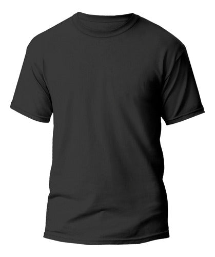 GPI Black Round Neck Cotton Work T-Shirt Short Sleeve Size S 0