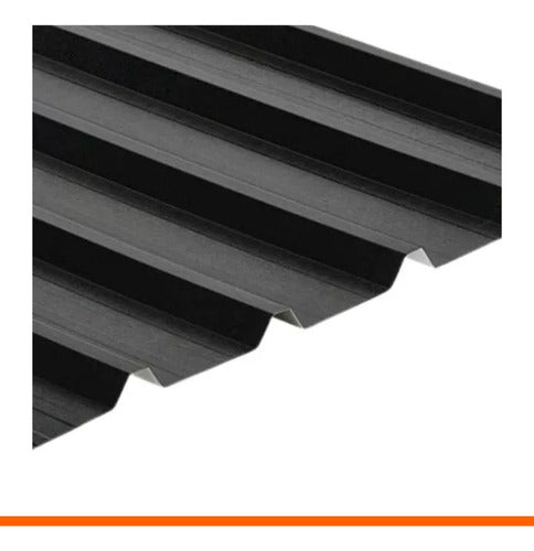 Prepainted Trapezoidal Sheet in Black Color - 3.50 Meters!! 1