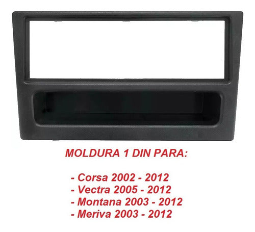 Adapter Frame Corsa Meriva Vectra Montana 1 Din 0