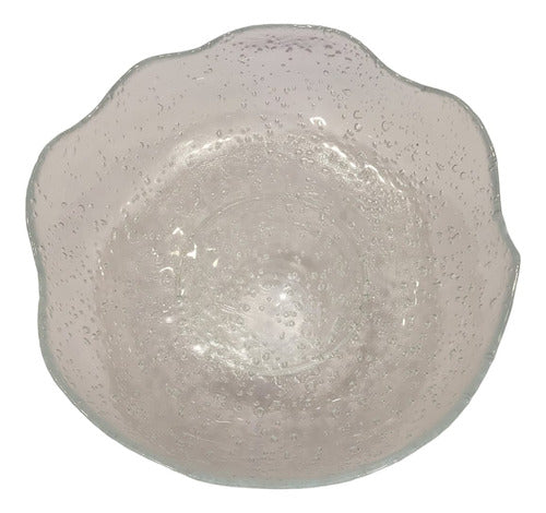 Glass Fruit Bowl Decorative Water Design - SABO SMART 0