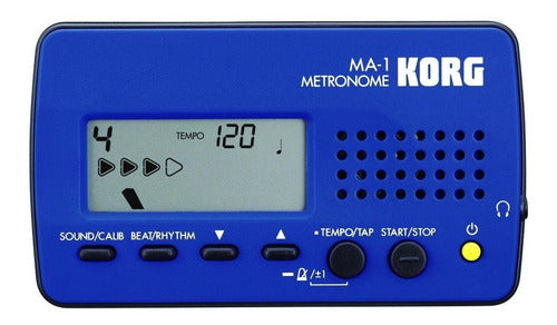Korg MA-1 Digital Metronome with Headphone Output 8 Rhythms 6p 0