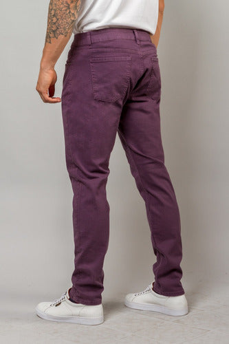 La Martina Regular Purple Men's Pants 2