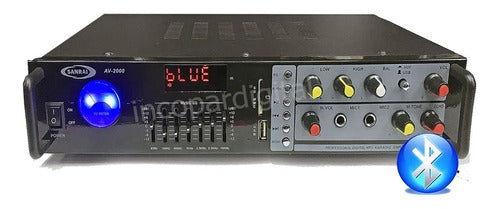 Sanrai AV-020 Powered Console with Bluetooth+USB 2 x 25W 3