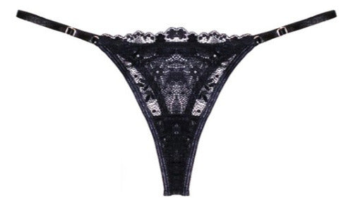 Taboo Lace G-String Panties XL Adjustable Special Size 0