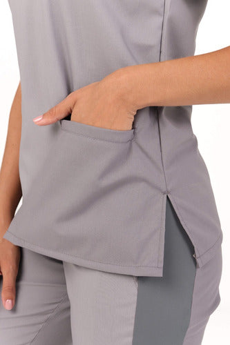 Medical Pants Terzo* Unisex Shapy Medium Grey Arciel+Jersey 1