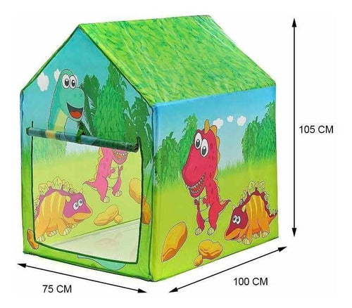 Children's Indoor Playhouse Dinosaur Castle Tent for Boys 1