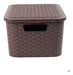 Set of 3 Medium Simulated Rattan Organizer Boxes - Special Offer! 10