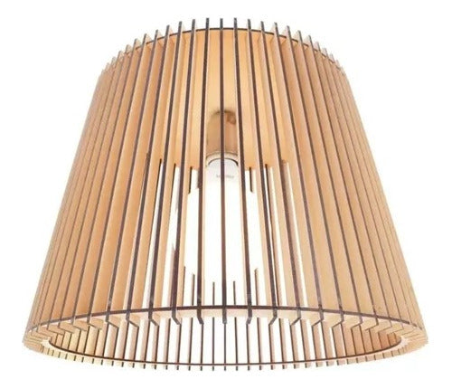 Modern Nordic Design Wooden Pendant Ceiling Lamp Premium MDF 0
