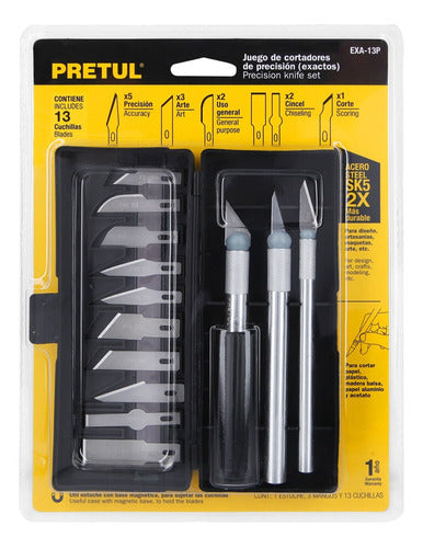 Precision Cutters Blades Kit 13 Pieces Pretul 2