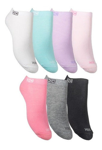 Pack of 7 Sox Weekdays Socks for Girls NI323C 2