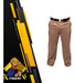 Beige Work Pants Steel Clothing Gabardine Brown Size 38 1