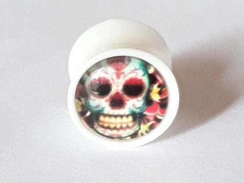 Acrylic Calaca Expander Plug, From 8mm To 16mm!! Each!! 9