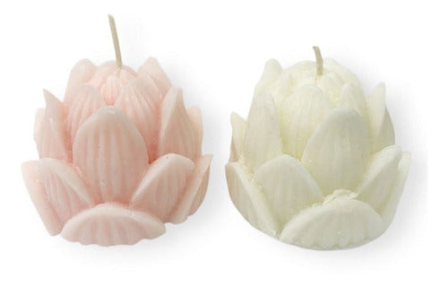 Aromatic Lotus Flower Soy Candle Pack of 6 0