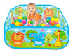 Foldable Square Playpen for Babies 70 x 70 with 50 Balls 0